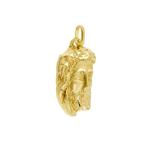 Pendentif Pendentif visage du Christ en or jaune 18 ct 58 Facettes 35972