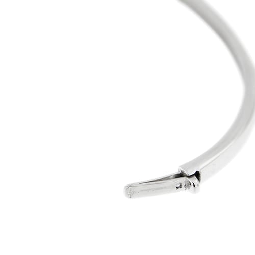 Bracelet Bracelet jonc en or blanc 18 ct et diamants 58 Facettes 35390