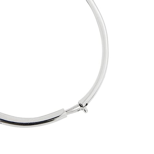 Bracelet Bracelet jonc en or blanc 18 ct et diamants 58 Facettes 35390