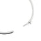 Bracelet Bracelet jonc en or blanc 18 ct et diamants 58 Facettes 35390