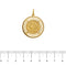 Pendentif Pendentif rond - Monnaie 20 francs suisses en or jaune 18 ct 58 Facettes 39066