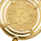 Pendentif Pendentif rond - Monnaie 20 francs suisses en or jaune 18 ct 58 Facettes 39066