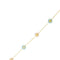 Bracelet Fab - Bracelet à fleurs émaillées en or jaune 18 ct 58 Facettes 23217