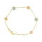 Bracelet Fab - Bracelet à fleurs émaillées en or jaune 18 ct 58 Facettes 23217