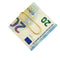 Fermoir à billets en or jaune 18 ct 58 Facettes 36790