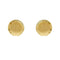 Boutons de manchette Stella - Couvre-boutons de manchette ronds en or jaune 18 ct 58 Facettes 37571