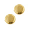 Boutons de manchette Stella - Couvre-boutons de manchette ronds en or jaune 18 ct 58 Facettes 37571