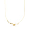 Collier Collier - Maille rolò avec 5 poissons en or jaune et blanc 18 ct 58 Facettes 34862
