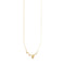 Collier Collier - Maille rolò avec 5 poissons en or jaune et blanc 18 ct 58 Facettes 34862