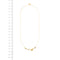 Collier Collier - Maille rolò avec 5 poissons en or jaune et blanc 18 ct 58 Facettes 34862