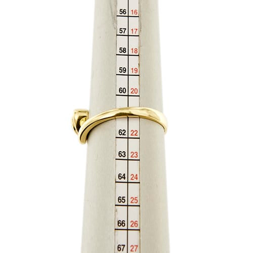 Bague Bague serpent - Bague en or jaune 18 ct avec saphir et diamants 58 Facettes 36945