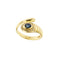 Bague Bague serpent - Bague en or jaune 18 ct avec saphir et diamants 58 Facettes 36945