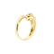 Bague Bague serpent - Bague en or jaune 18 ct avec saphir et diamants 58 Facettes 36945