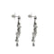 Boucles d'oreilles Boucles d’oreilles pendantes chandelier en or blanc 18 ct et diamants 58 Facettes 33777O