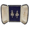Boucles d'oreilles Boucles d’oreilles pendantes chandelier en or blanc 18 ct et diamants 58 Facettes 33777O