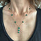 Collier Collier avec pendentif en or jaune 18 ct et calcédoine verte 58 Facettes 25738