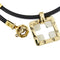 Collier Barakà - Collier en caoutchouc avec pendentif en or 18 ct et diamant 58 Facettes 39581