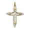Pendentif Zancan - Pendentif croix en or jaune 18 ct et nacre 58 Facettes 18535