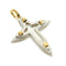 Pendentif Zancan - Pendentif croix en or jaune 18 ct et nacre 58 Facettes 18535