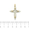 Pendentif Zancan - Pendentif croix en or jaune 18 ct et nacre 58 Facettes 18535