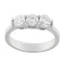 Bague Guidetti - Bague trilogy en or blanc et diamants 58 Facettes G3557