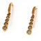 Boucles d'oreilles Guidetti - Boucles d’oreilles pendantes en or rose et diamants bruns 58 Facettes G3241