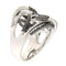 Bague Guidetti - Bague en or blanc avec diamants blancs et noirs taille brillant 58 Facettes G3145