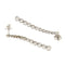 Boucles d'oreilles Guidetti - Boucles d'oreilles pendantes en or blanc et diamants 58 Facettes G2928