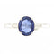 Bague Guidetti - Bague en or blanc avec saphir et diamants baguette 58 Facettes G2788