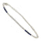Bracelet Guidetti - Bracelet tennis en or blanc avec diamants et saphirs 58 Facettes G2429