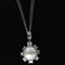 Pendentif Guidetti - Girocollo en or blanc, perle australienne et diamants baguette 58 Facettes G2197