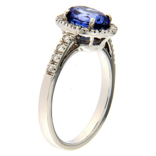 Bague Guidetti - Bague en or blanc zaffir et diamants 58 Facettes G3062