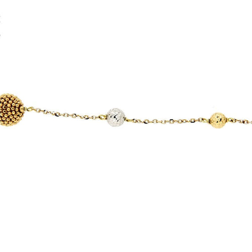 Bracelet Guidetti - Bracelet chaîne bicolore en or jaune et blanc 58 Facettes G1336