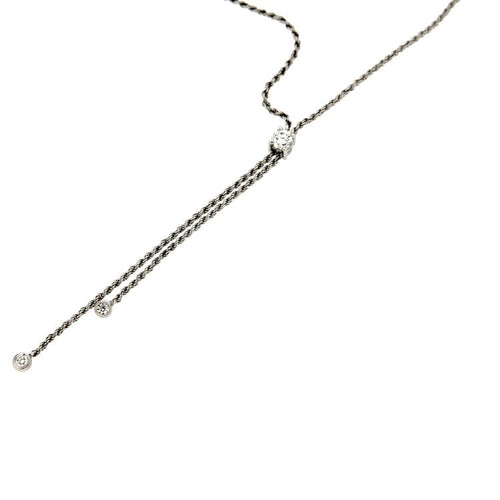 Collier Guidetti - Collier en or blanc et diamants 58 Facettes G1426