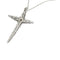 Collier DonnaOro - Collier avec pendentif croix en or blanc et diamants 58 Facettes G199