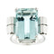 Bague Guidetti | Anello in oro bianco con acquamarina 17,43 ct 58 Facettes G318