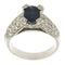 Bague Guidetti - Bague en or blanc avec saphir 2,11 ct et diamants 58 Facettes G1843