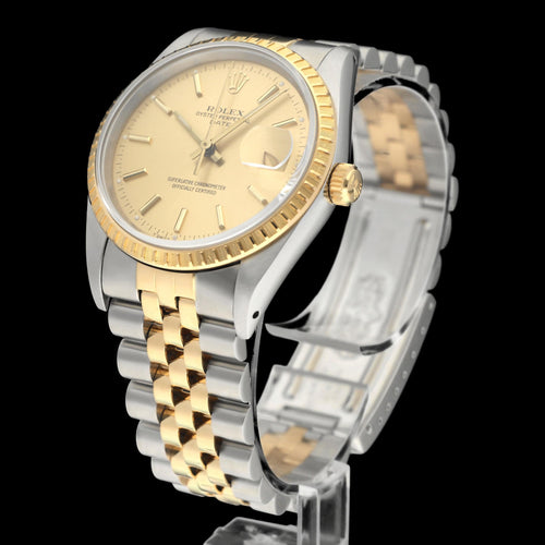 Montre Rolex Oyster Perpetual Date 15223 - Montre automatique en or/acier 58 Facettes ROL/OPD/291