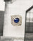 Bague 47.5 Bague Pompadour en platine, saphir et diamants taille rose 58 Facettes A11969