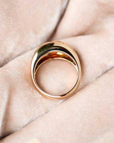 Bague 57 Chanel Baroque - Bague en or jaune citrine, améthyste et péridot 58 Facettes A11959
