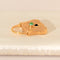Pendentif Pendentif cadenas antique en or jaune 18 carats avec turquoise 58 Facettes