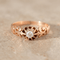 Bague 52 Solitaire ancien - Bague en or rose 585 avec diamant taille ancienne 58 Facettes HJ250185