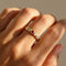 Bague 50 Memory ring - Bague en or jaune 18 carats avec diamants et rubis 58 Facettes