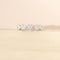 Bague 54 Bague à diamants motif floral en or blanc 14 carats, taille 54 58 Facettes