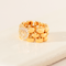 Bague 53 Chopard Happy Diamonds - Bague chaîne flexible en or jaune 18 carats et diamants 58 Facettes 3286