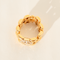 Bague 53 Chopard Happy Diamonds - Bague chaîne flexible en or jaune 18 carats et diamants 58 Facettes 3286