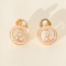 Boucles d'oreilles Chopard Happy Diamonds - Boucles d’oreilles en or jaune 18 carats et diamants 58 Facettes 3290