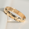 Bague 55 Bague alliance vintage en or jaune 14 carats gravée 58 Facettes