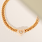 Collier Chopard Happy Diamonds - Collier en or jaune 18 carats et diamants 2,79 ct 58 Facettes 3295