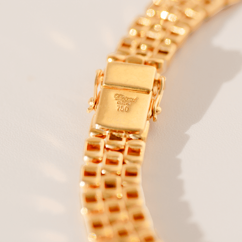 Collier Chopard Happy Diamonds - Collier en or jaune 18 carats et diamants 2,79 ct 58 Facettes 3295
